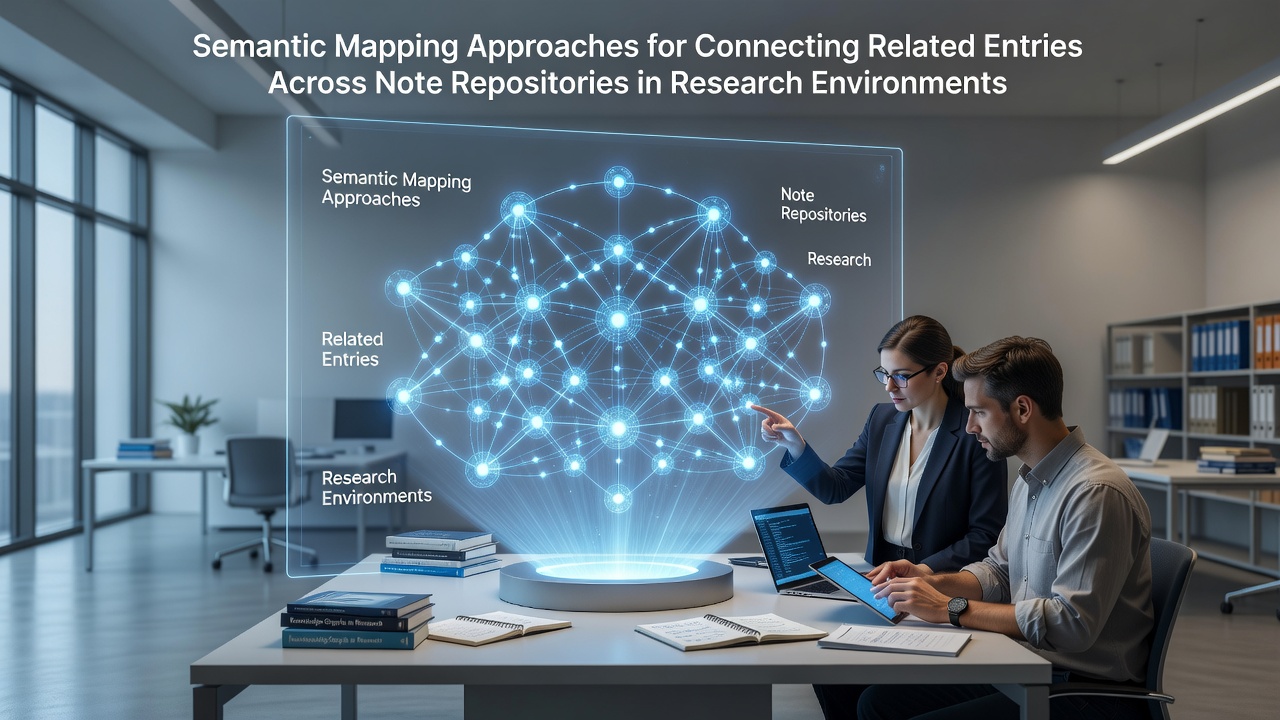 Semantic Mapping Approaches for Connecting Related Entries Across Note Repositories in Research Environments